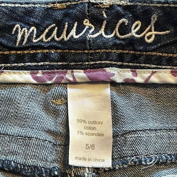 MAURICES‎ Capri jeans- size 5/6 - Picture 7 of 9